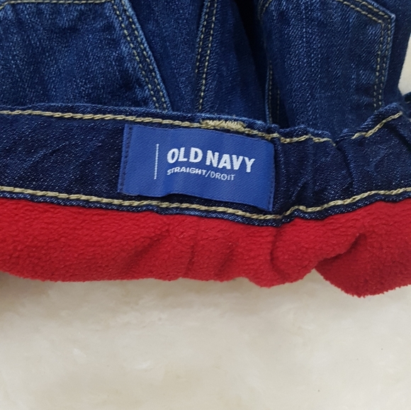 Old Navy straight jeans with inner layer  Boys 5t - Picture 5 of 6